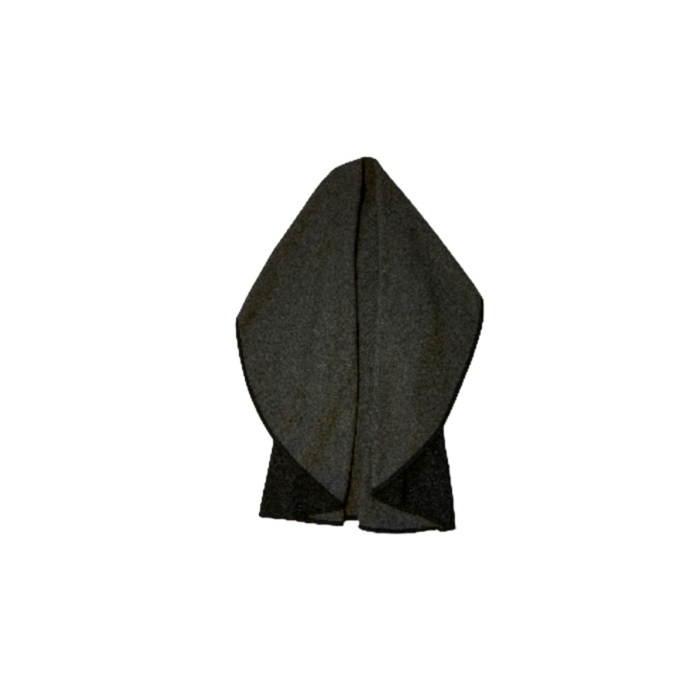 Anthropologie Grey and Black Oversized Cape Vest - Women’s O/S